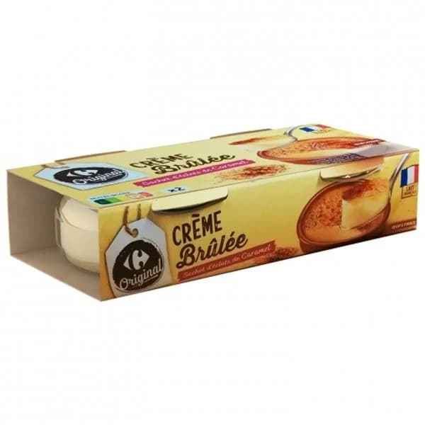 Crema catalana Original Carrefour pack de 2 unidades de 100 g. - 0.2 kg - Imagen del producto en Findit