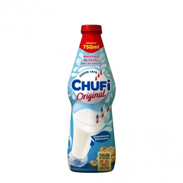 Horchata de chufa Original Chufi sin gluten y sin lactosa botella 750 ml. - 0.75 l - Imagen del producto en Findit