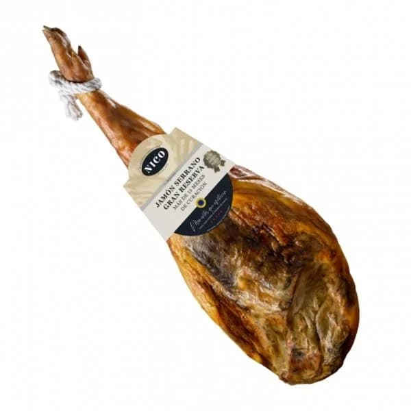 Jamón serrano Gran Reserva Nico pieza de 7,5 kg aprox - 7.5 kg - Imagen del producto en Findit