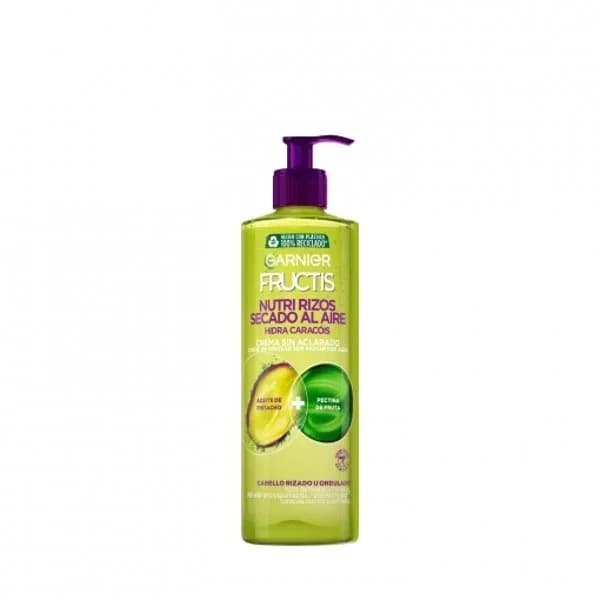 Crema capilar nutri rizos sin aclarado Fructis bote 400 ml - 0.4 l - Imagen del producto en Findit