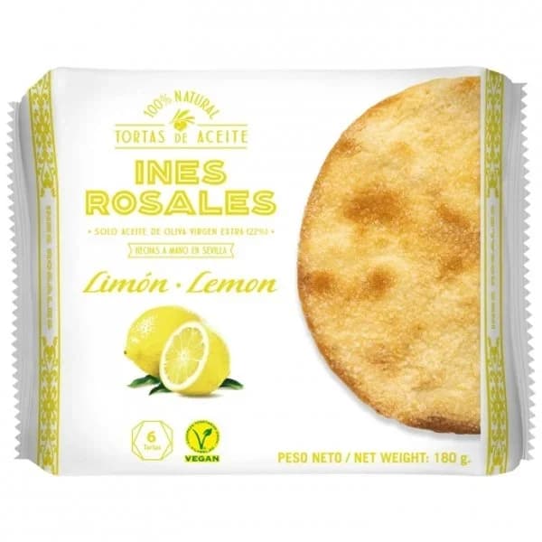 Tortas de aceite con limón Inés Rosales 180 g - 0.18 kg - Imagen del producto en Findit