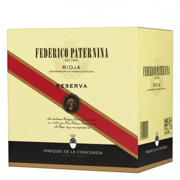 Vino tinto reserva Federico Paternina Marqués de la Concordia D.O. Ca. Rioja pack de 12 botellas de 75 cl. - 1 ud - Imagen del producto en Findit