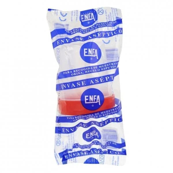 Envase aséptico para orina, heces o esputos Enfa 1 ud. - 1 ud - Imagen del producto en Findit