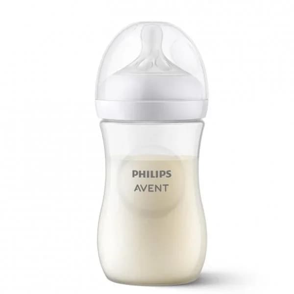 Biberón anticólico tetina de silicona flujo 3  1m+ Natural Response Philips Avent 260 ml. - 1 ud - Imagen del producto en Findit