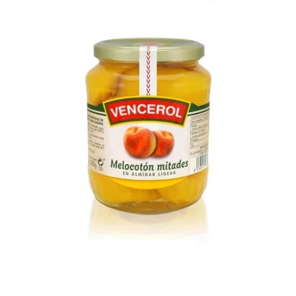 Melocotón en almíbar en mitades Vencerol 700 g. - 0.7 kg - Imagen del producto en Findit