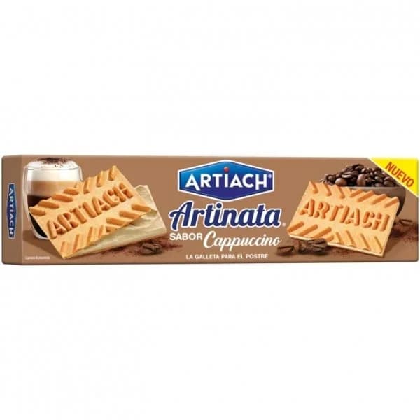 Barquillo relleno de crema capuccino Artinata Artiach 210 g. - 0.21 kg - Imagen del producto en Findit