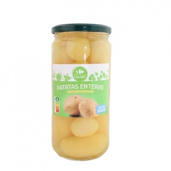 Patatas enteras sin sal añadida Classic Carrefour 400 g. - 0.4 kg - Imagen del producto en Findit