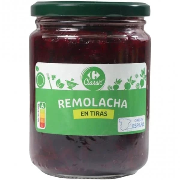 Remolacha en tiras Classic Carrefour 250 g. - 0.25 kg - Imagen del producto en Findit