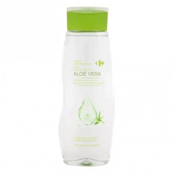 Aceite corporal aloe vera Carrefour 400 ml. - 0.4 l - Imagen del producto en Findit
