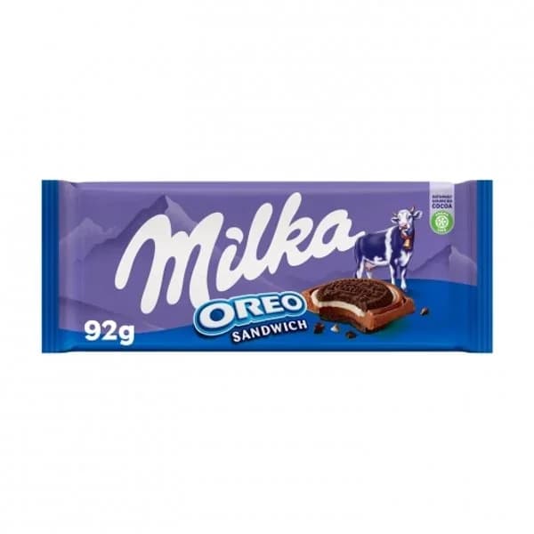 Chocolate con oreo entera MILKA, tableta 92 g - 0.09 kg - Imagen del producto en Findit