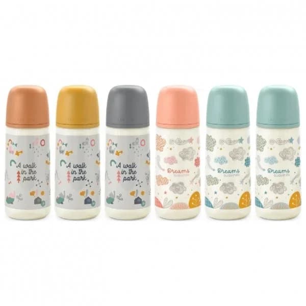 Biberón con tetina de silicona anatómica flujo denso +6 meses Suavinex 360 ml. - 1 ud - Imagen del producto en Findit