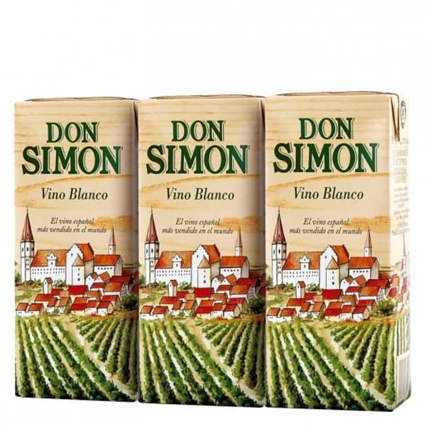 Vino Blanco Brik 3 x 187ML - 0.56 l - Imagen del producto en Findit