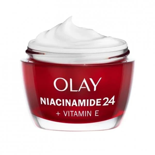 Crema hidratante de día revitalizadora Niacinamida 24 + Vitamina E Olay 50 ml. - 1 ud - Imagen del producto en Findit