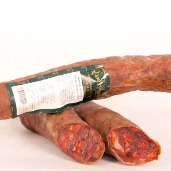 Chorizo cular ibérico bellota 50% raza ibérica taco Los Plantios Valturra pieza 400 g aprox - 1 ud - Imagen del producto en Findit
