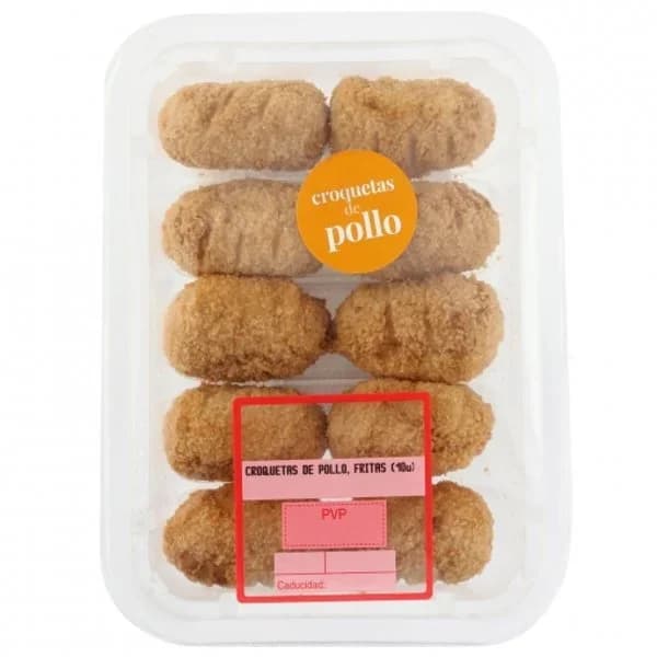 Croquetas de pollo 10 ud - 0.3 kg - Imagen del producto en Findit