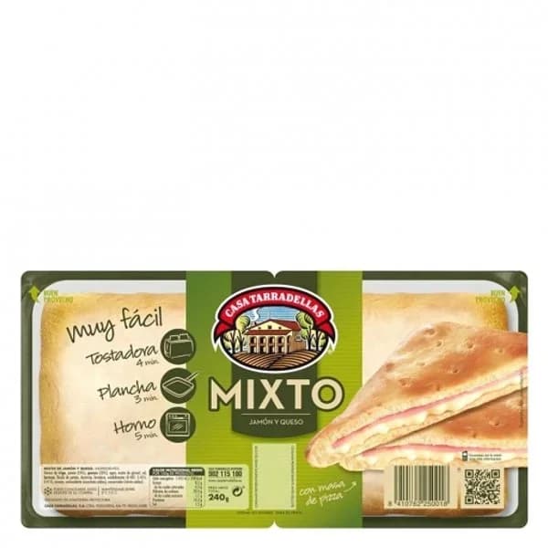 Sándwich Mixto Jamón y Queso 2 x 140G - 0.24 kg - Imagen del producto en Findit
