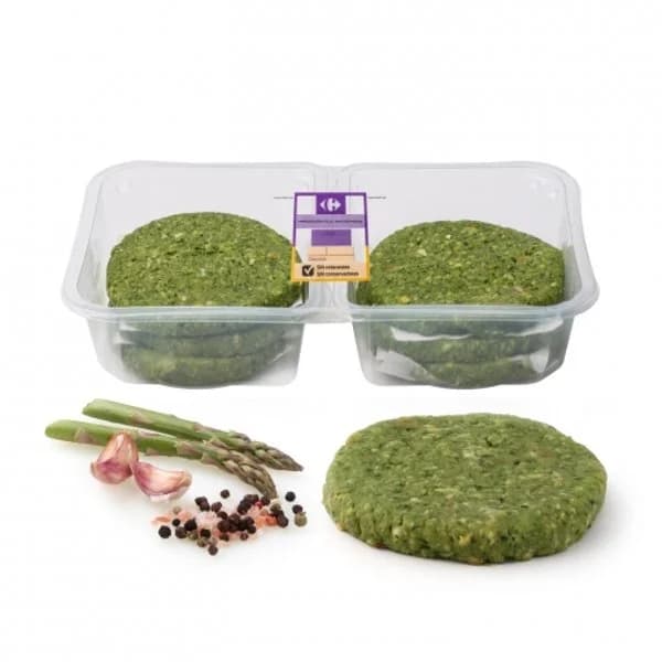Hamburguesa de Pollo y Pavo con Espinacas Carrefour 540 g - 0.54 kg - Imagen del producto en Findit