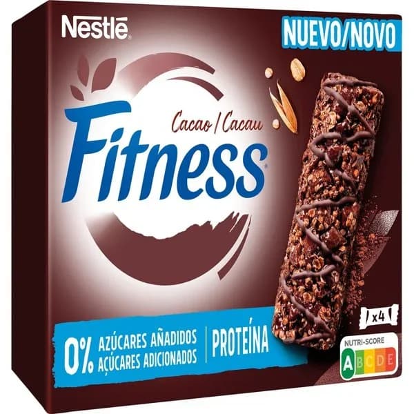 Barrita Fitness Protein Cacao 0% Azúcares - 0.08 kg - Imagen del producto en Findit
