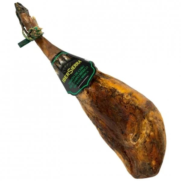 Jamón de Cebo de Campo Ibérico 50% Raza Ibérica IberSierra pieza de 7 kg aprox - 7.5 kg - Imagen del producto en Findit
