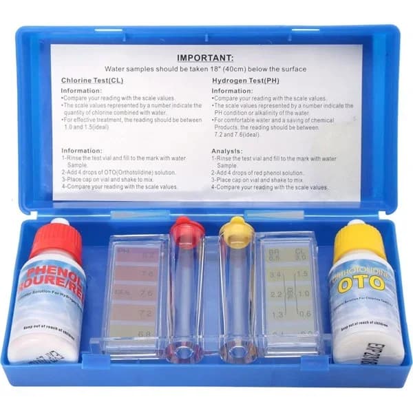 Test Kit Cloro Ph Piscina - 1 ud - Imagen del producto en Findit