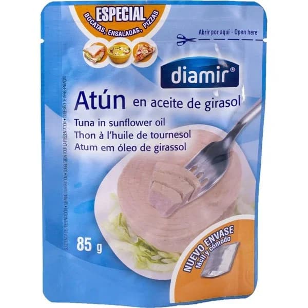 Atun en Aceite de Girasol - 0.08 kg - Imagen del producto en Findit
