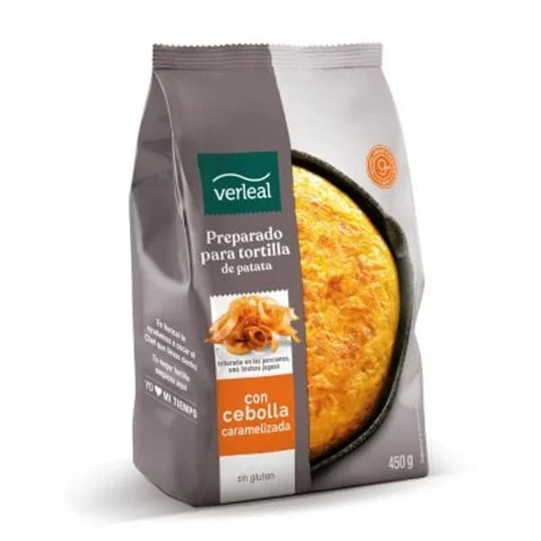 Preparado de tortilla de patata con cebolla 450 g - 0.4 kg - Imagen del producto en Findit