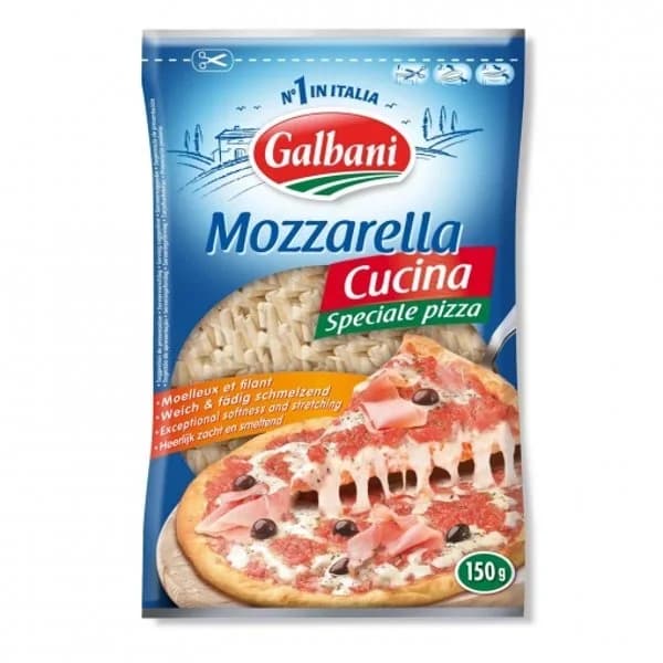 Queso Rallado Mozzarella - 0.15 kg - Imagen del producto en Findit