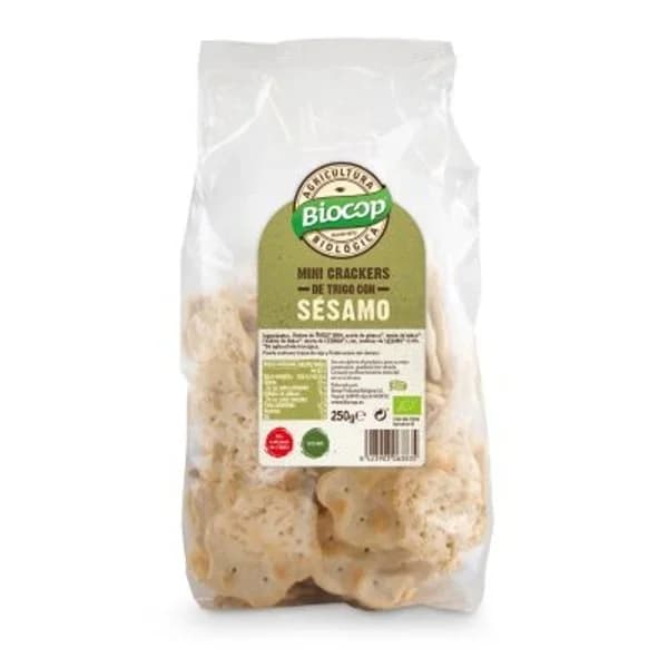 Mini cracker de trigo con sésamo 250 g - 0.25 kg - Imagen del producto en Findit