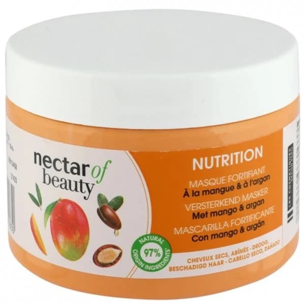 Mascarilla capilar fortificante con mango & argán Néctar of Beauty Les Cosmétiques 300 ml. - 0.3 l - Imagen del producto en Findit