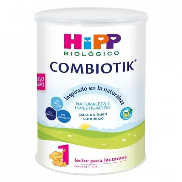Leche infantil para lactantes en polvo ecológico Bio Combiotik Hipp sin gluten lata 800 g. - 0.8 kg - Imagen del producto en Findit