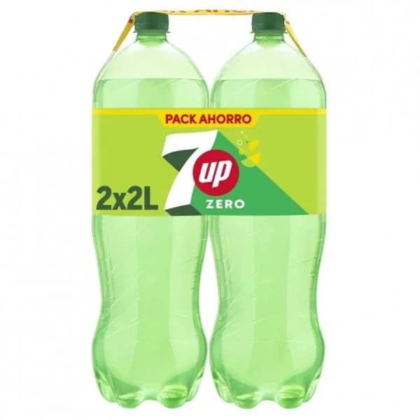 7UP Zero de lima-limón sin azúcar pack 2 botellas 2 l. - 3.99 l - Imagen del producto en Findit