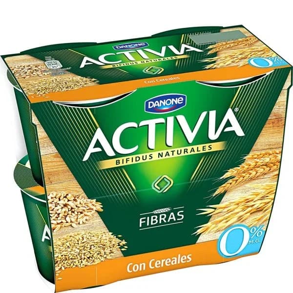 Yogur Activia Bífidus Cereal 0% 4UD - 0.48 kg - Imagen del producto en Findit