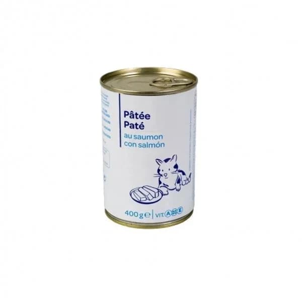 Lata Pate con Salmón para Gatos 400 gr - 0.4 kg - Imagen del producto en Findit