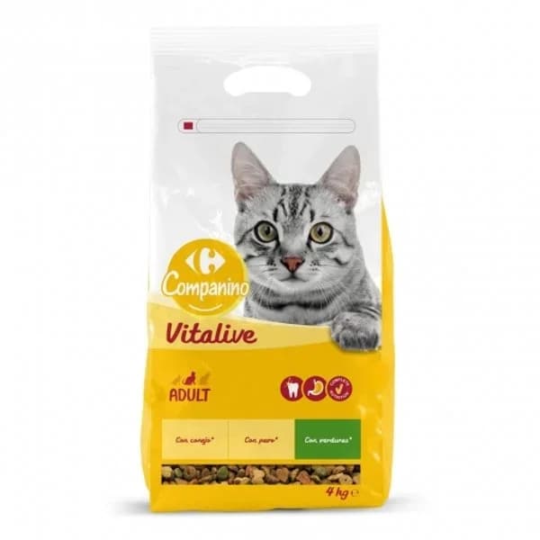 Croquetas para Gato Carne, Carrefour - 3.99 kg - Imagen del producto en Findit