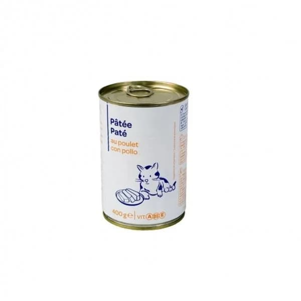 Lata Pate con Pollo para Gatos 400 gr - 0.4 kg - Imagen del producto en Findit