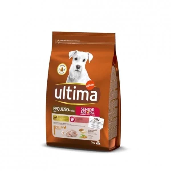 Pienso de pollo para perro Senior Mini Ultima 3 Kg. - 3 kg - Imagen del producto en Findit