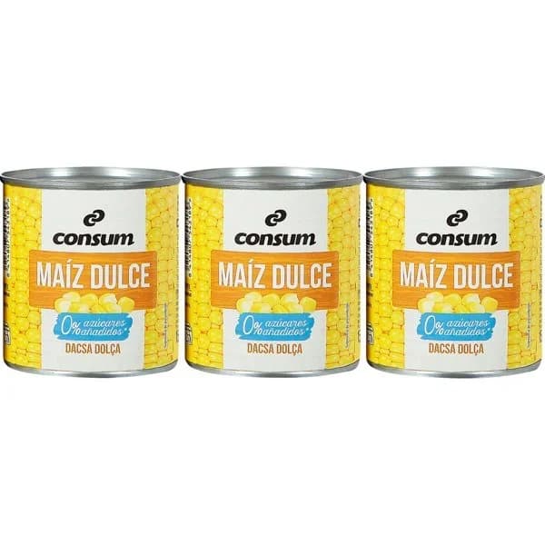 Maíz Dulce Lata Pack de 3 - 0.42 kg - Imagen del producto en Findit