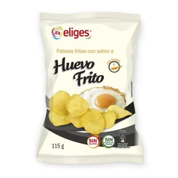 Patatas fritas sabor huevo frito 115 g - 1 ud - Imagen del producto en Findit