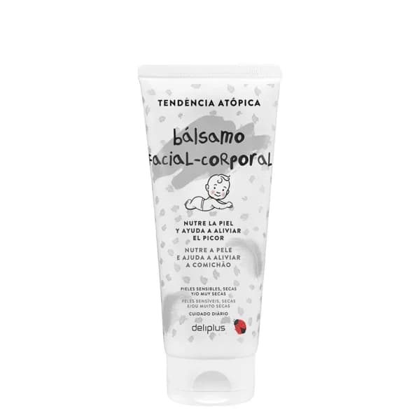 Bálsamo facial corporal infantil pieles atópicas Deliplus - 0.2 l - Imagen del producto en Findit