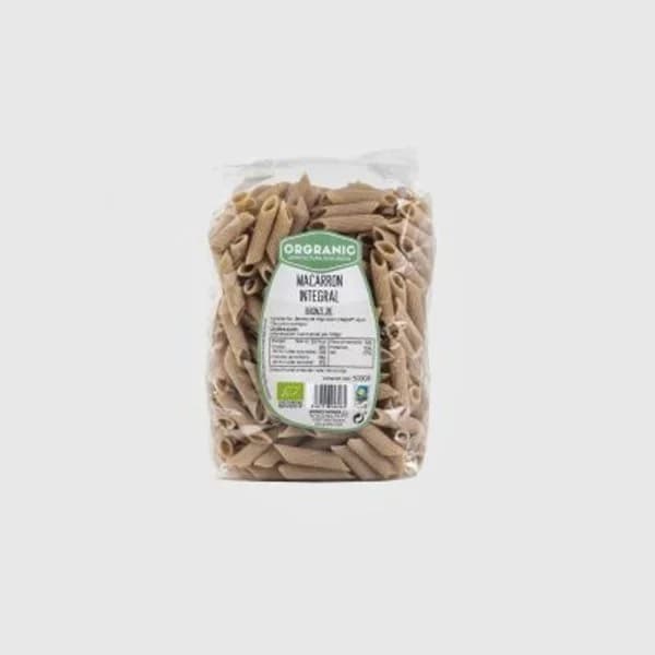 Macarrón integral ecológico 500 g - 0.5 ud - Imagen del producto en Findit
