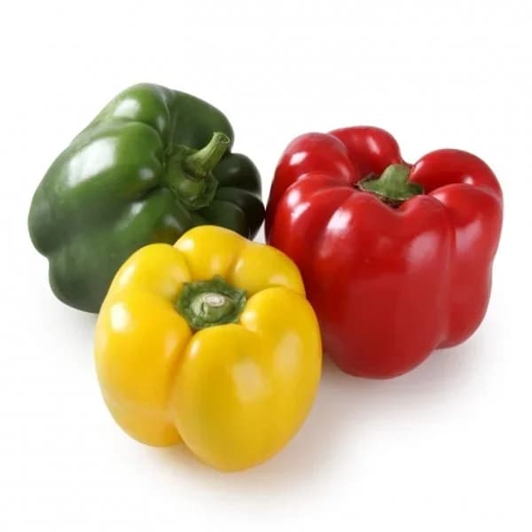 Pimiento tricolor Carrefour 3 ud 600 g - 0.6 kg - Imagen del producto en Findit