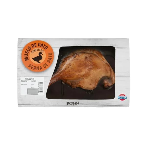 Muslo de pato confitado Hacendado - 0.3 kg - Imagen del producto en Findit