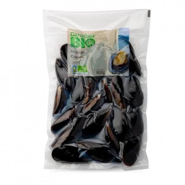 Mejillón pasteurizado fresco cocido ecológico Carrefour Bio 800 g - 0.8 kg - Imagen del producto en Findit