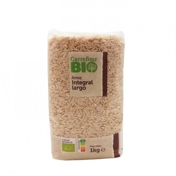 Arroz largo integral ecológico Carrefor Bio 1 kg. - 1 kg - Imagen del producto en Findit