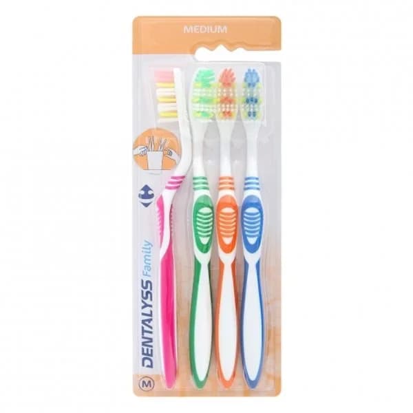 PACK CEPILLO MEDIUM CRF 4 UND - 4.06 ud - Imagen del producto en Findit
