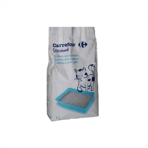 Arena Absorbente para Gatos 7L 4,7 kg , Carrefour - 6.9 l - Imagen del producto en Findit