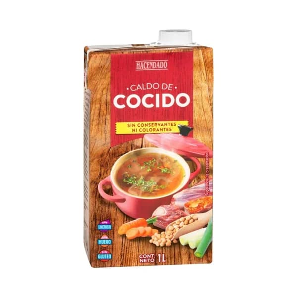 Caldo de cocido Hacendado - 1 l - Imagen del producto en Findit