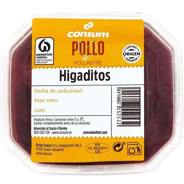 Higaditos de Pollo - 0.3 kg - Imagen del producto en Findit