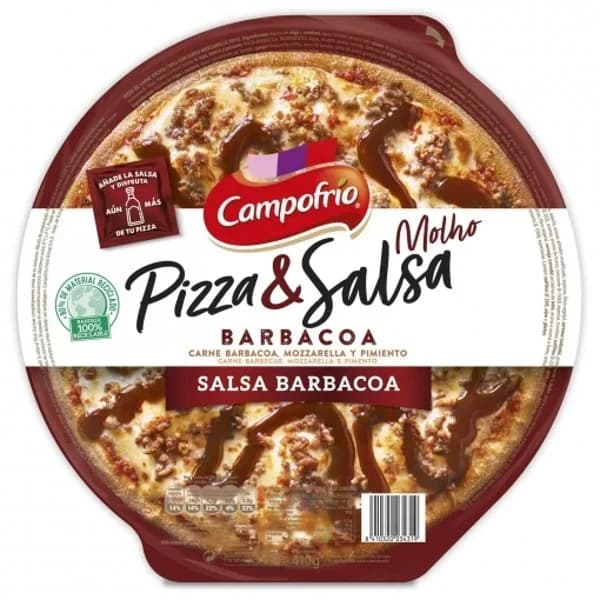 Pizza carne picada barbacoa con salsa 410 g - 0.41 kg - Imagen del producto en Findit