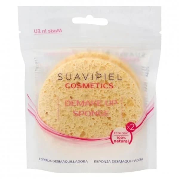 Esponja desmaquilladora 100% natural Suavipiel 2 ud. - 2 ud - Imagen del producto en Findit